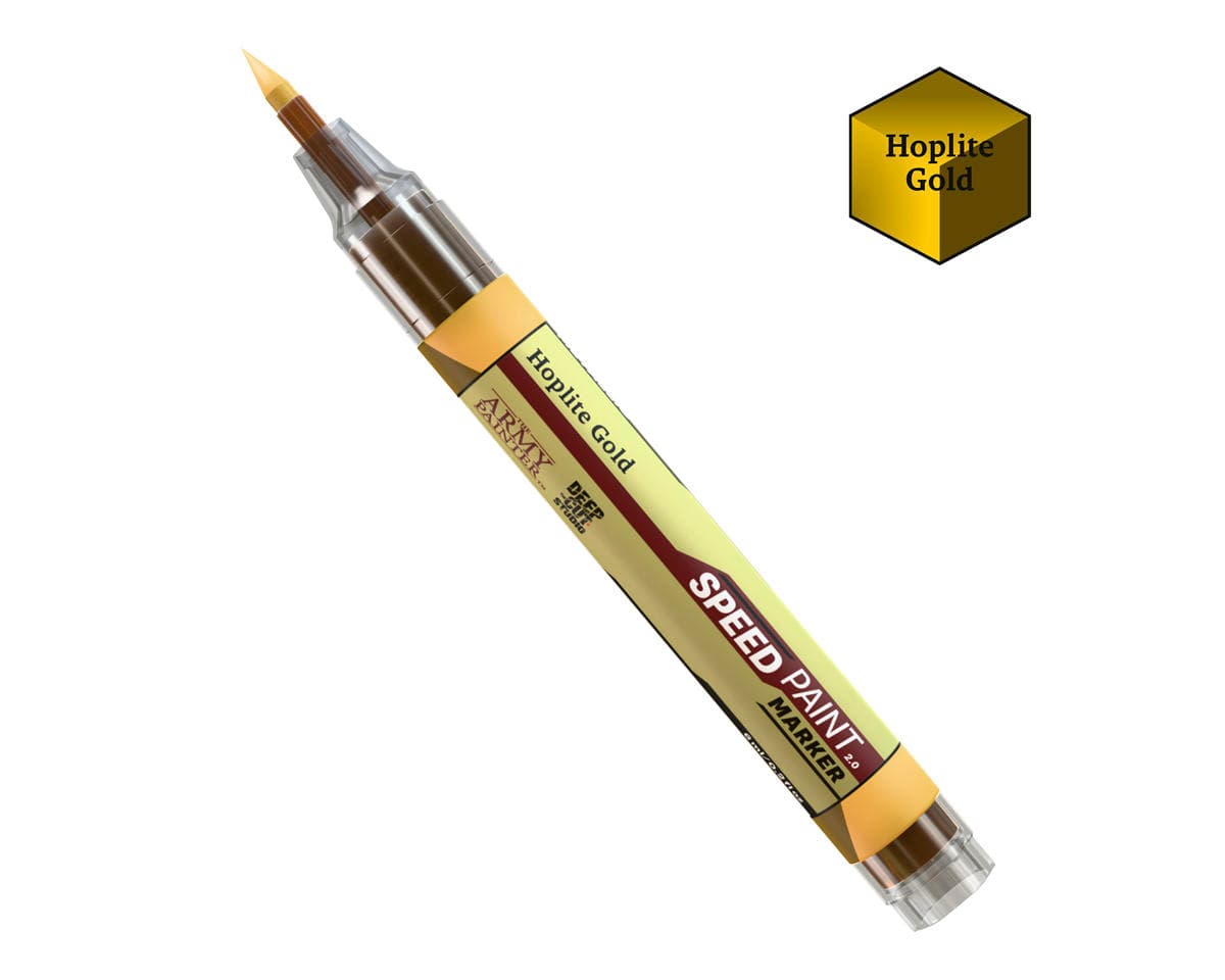 Army Painter Speedpaint 2.0 Felt-Tech Tip Paint Marker (Hoplite Gold)
