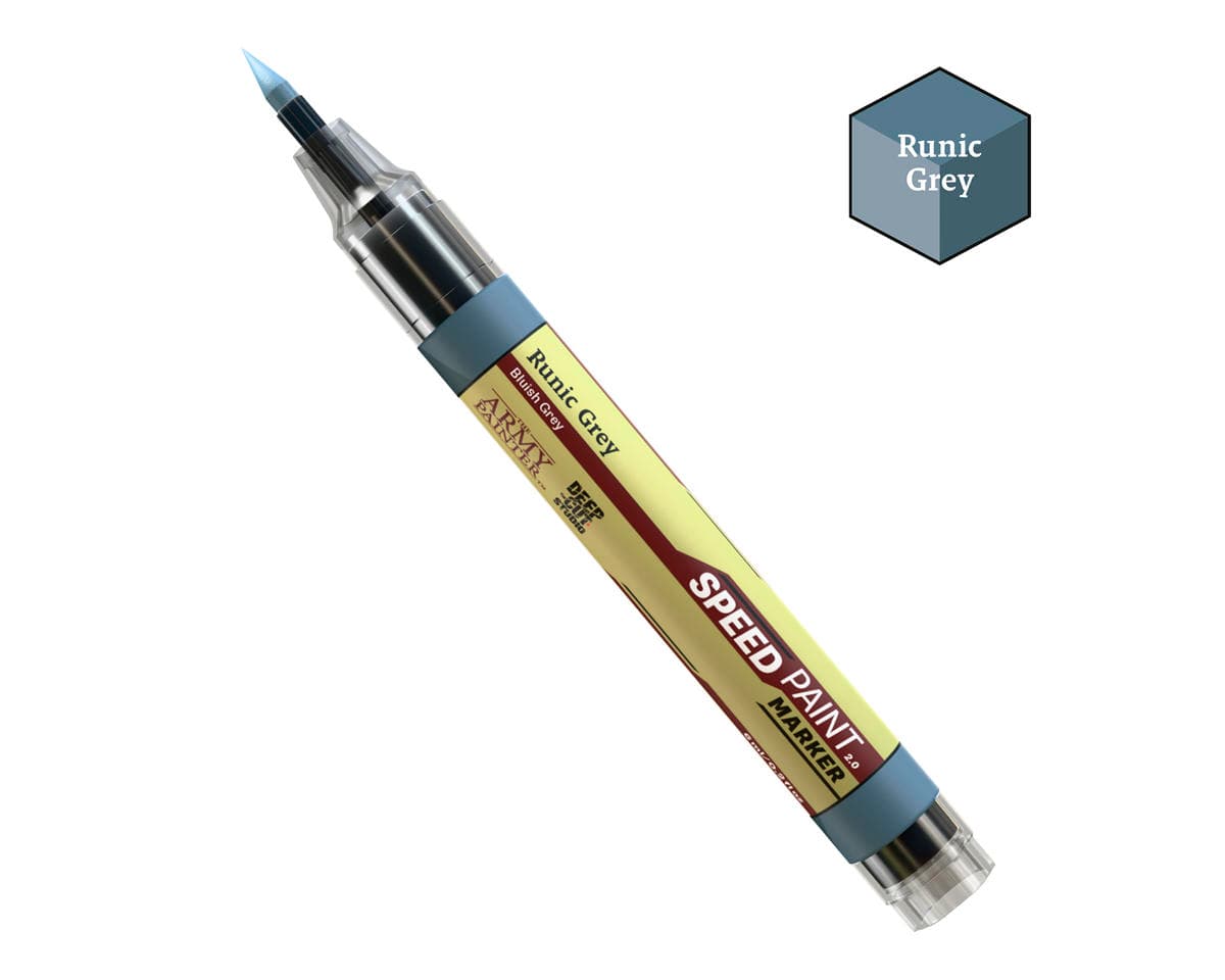 Army Painter Speedpaint 2.0 Felt-Tech Tip Paint Marker (Runic Grey)
