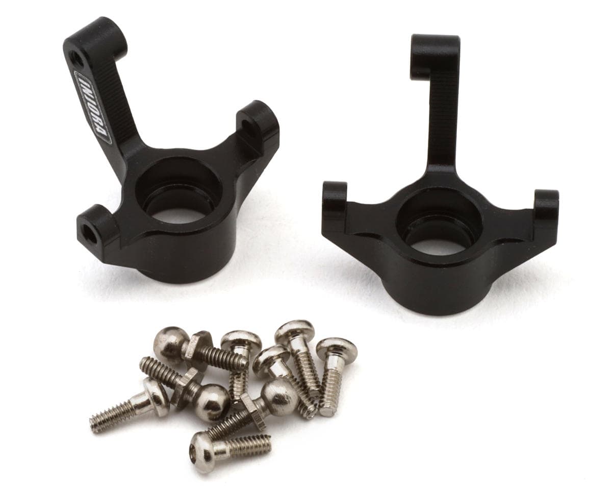 Injora Losi® Micro-B™/T™ Aluminum Steering Spindles (Black) (2)