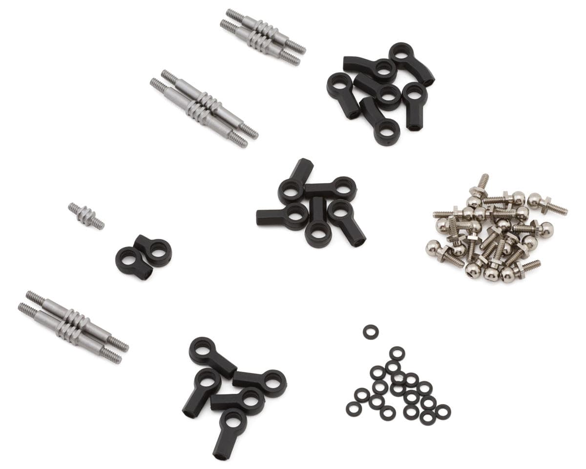 Injora Losi® Micro-B™/T™ Adjustable Stainless Steel Turnbuckle Links Set