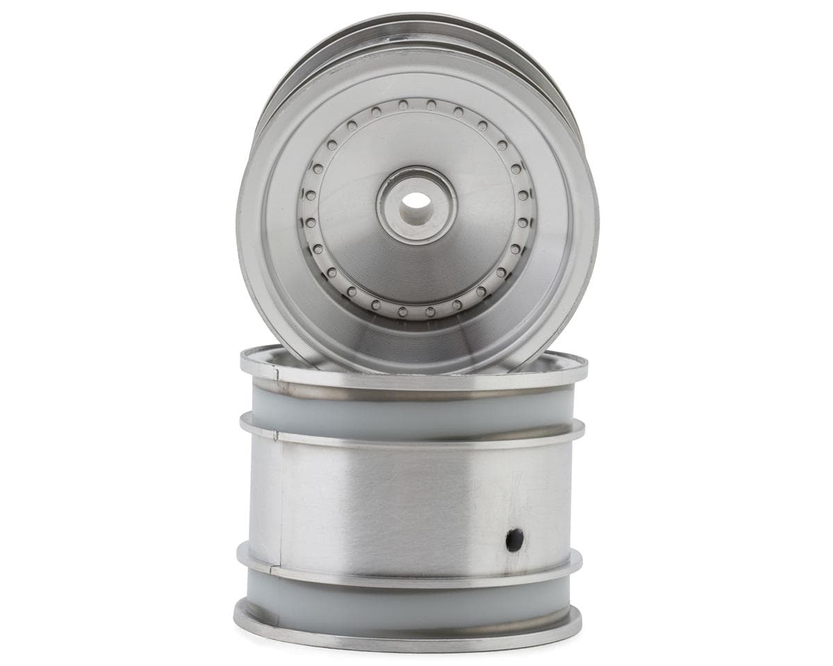Kyosho Scorpion 2014 Rear Wheels (Satin Chrome) (2)