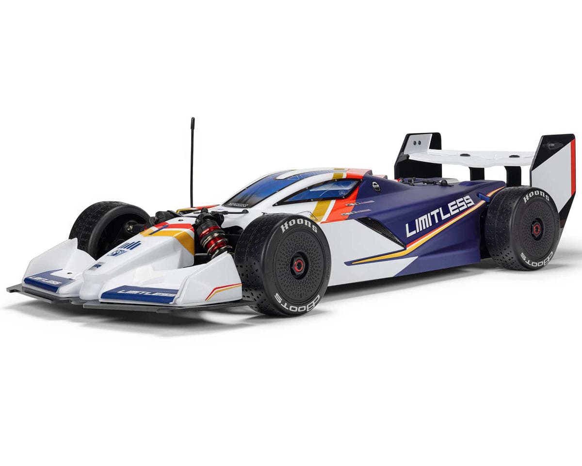 Arrma Limitless 120 8S BLX 4WD RTR Electric Brushless Street Speed (White/Blue) w/DX3 Radio, Smart ESC & AVC