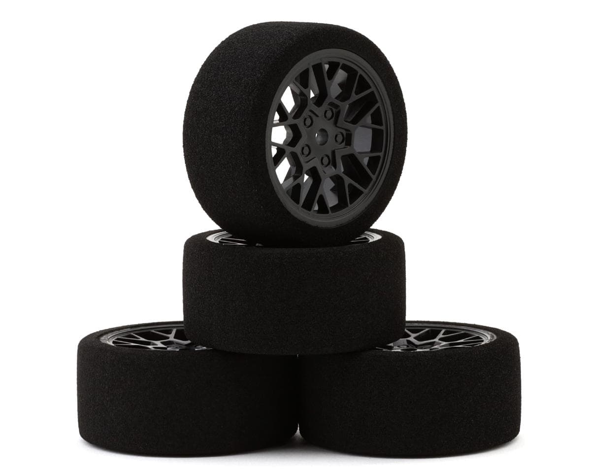 Pro-Line Losi® NASCAR® Fifty6 1/12 Pre-Mounted Foam Tires (Black) (4) w/8mm Hex