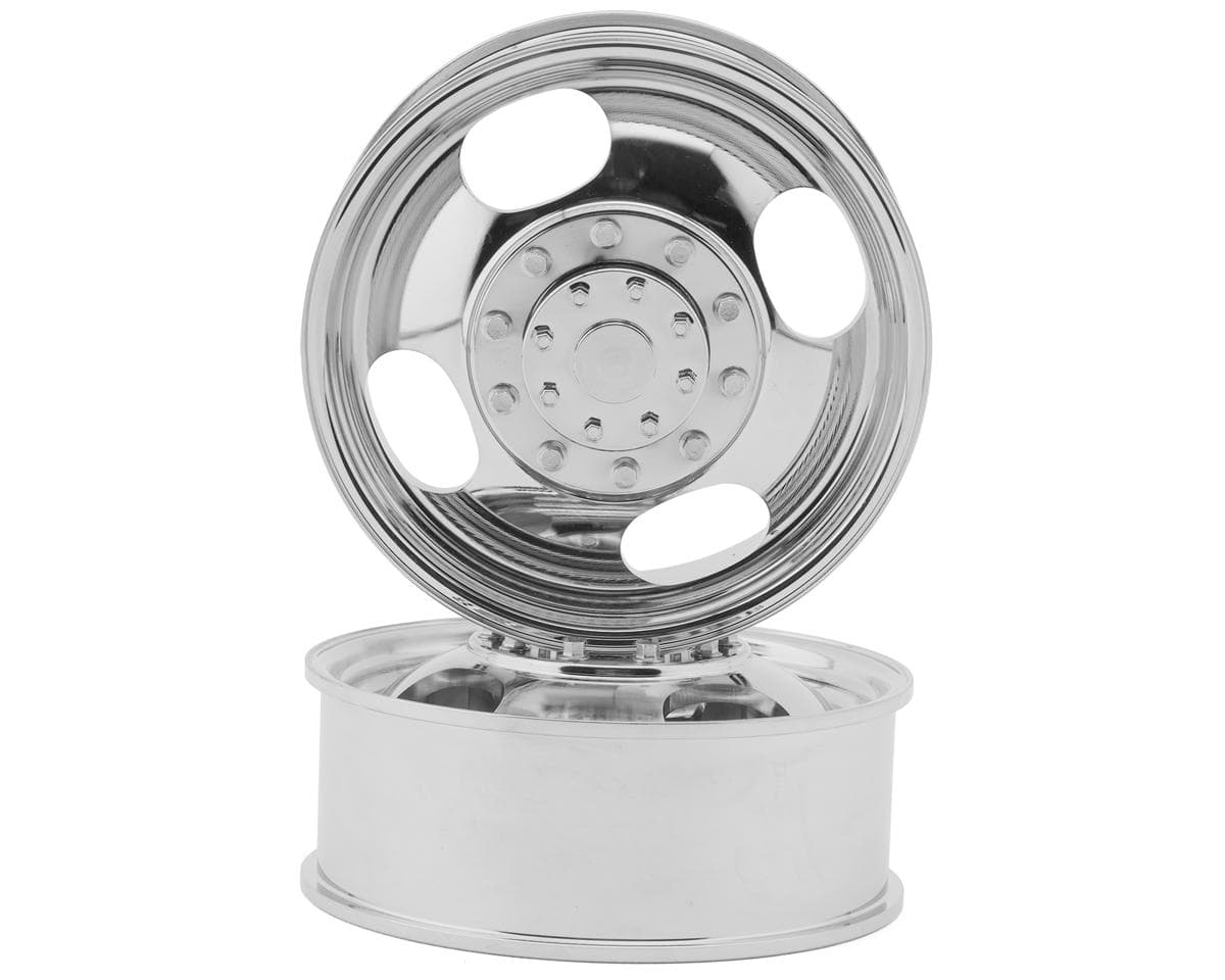 RC4WD 1/10 Hauler 2.6" Front Crawler Dually Wheels (Chrome) (2) w/12mm Hex
