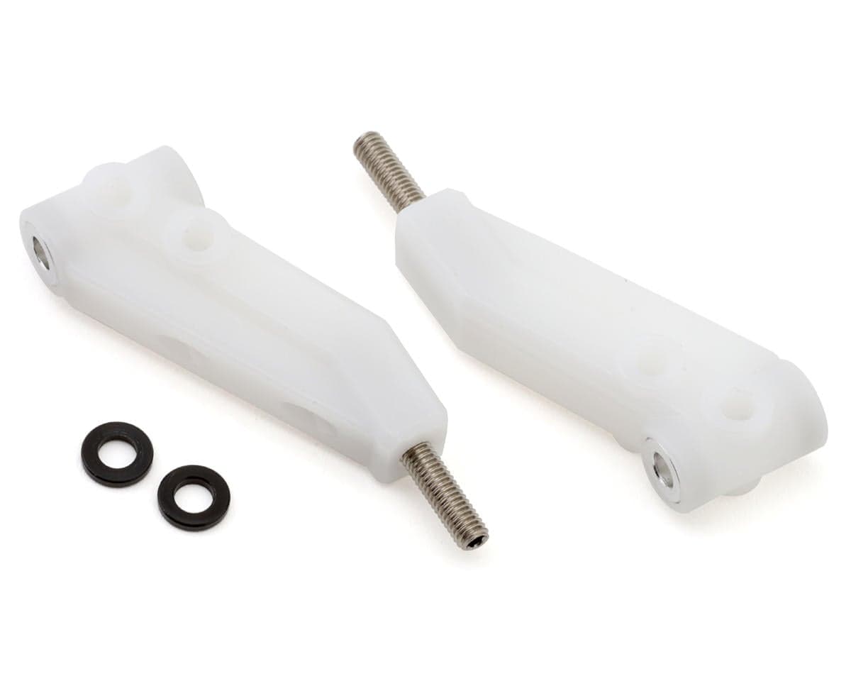Topline Reve D RDX Delrin Front Upper Arms (White) (2) w/Aluminum Spacers