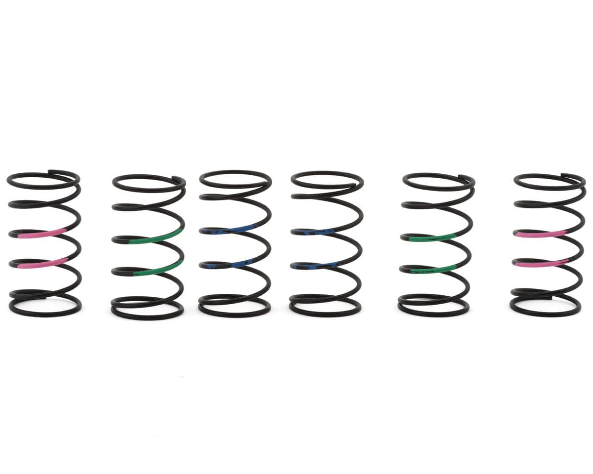 Topline D-Competition 1/10 30mm Rear Shock Springs Set (Hard) (3 Pairs)