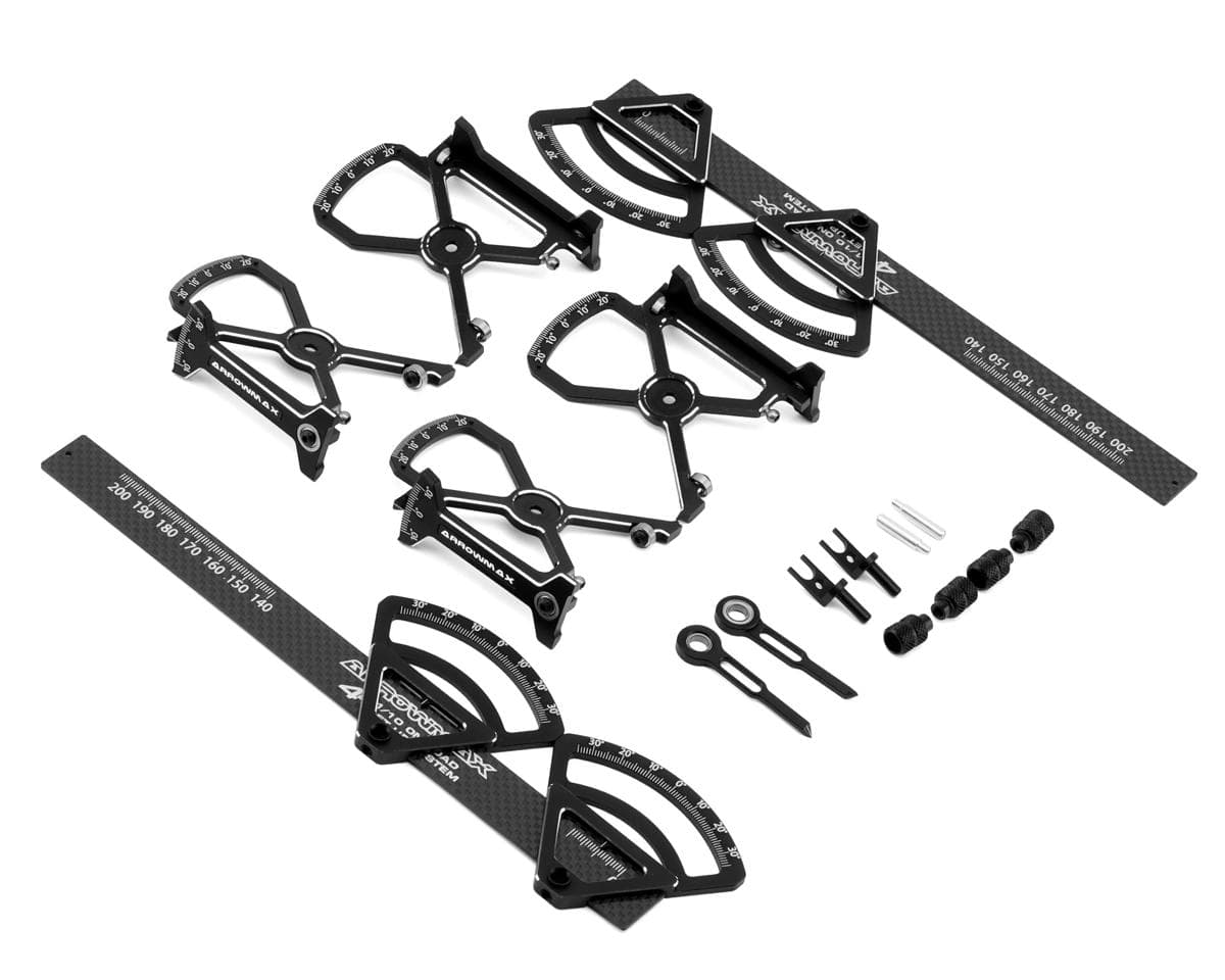 AM Arrowmax 2025 1/10 Touring Car 4D Set-Up System w/Bag (Front & Rear)