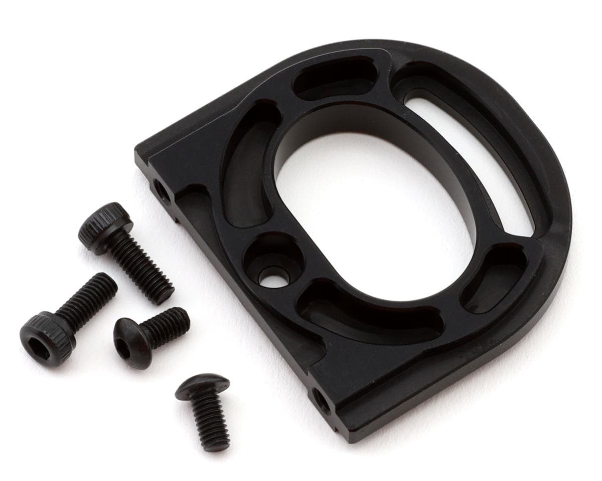 PSM Adjustable Aluminum Motor Mount (Black) (TT-02)