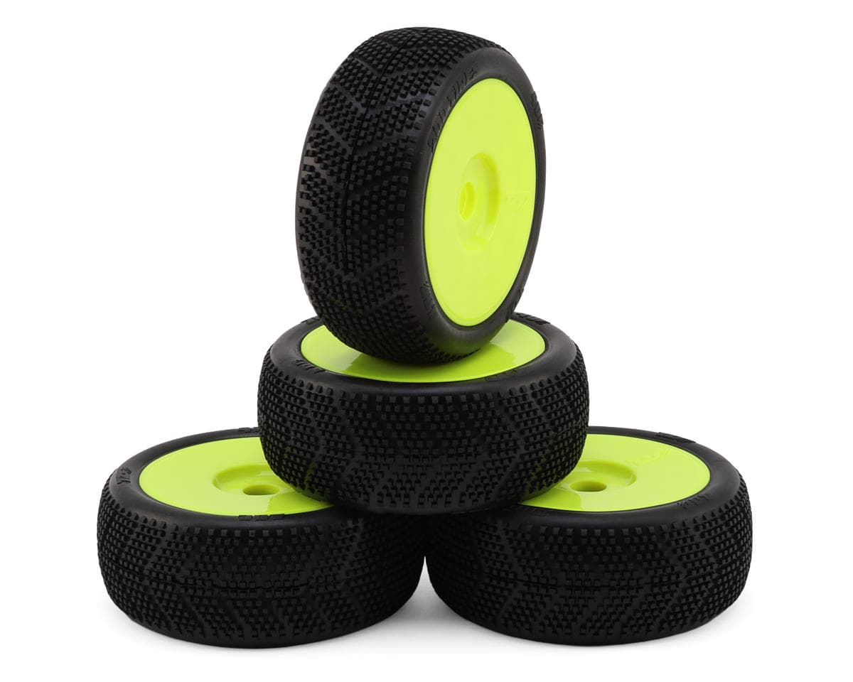 TZO Tires 400 1/8 Buggy Non-Glued Tire Set (Yellow) (4) (Ultra Soft)