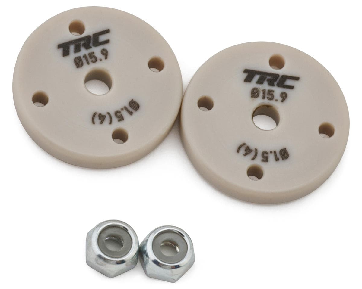 Throttlefinger Racing Concepts 15.9mm Flat Shock Pistons (2) (1.5mm x 4) (AE/Mugen/Tekno/Xray/Kyosho/Sworkz)