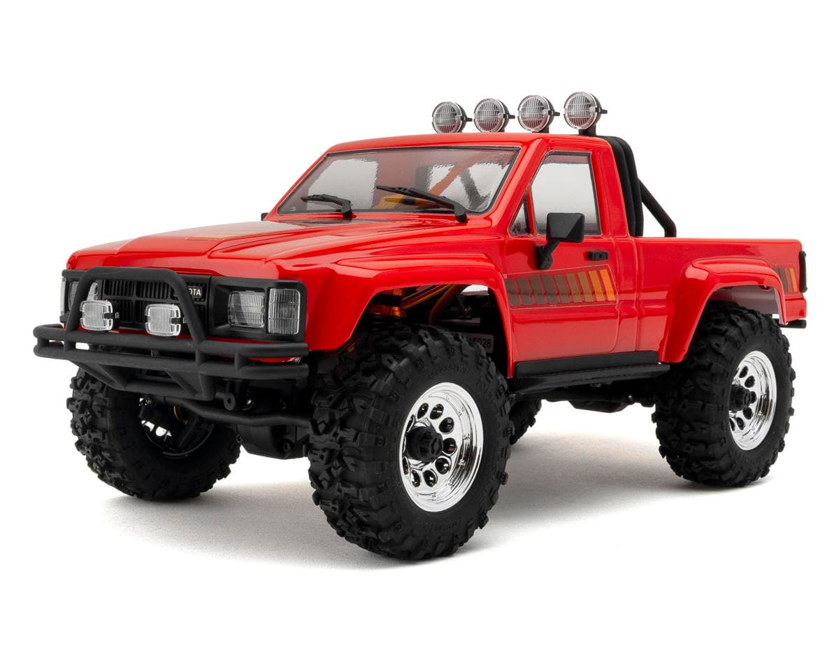 HPI Venture18 Flux 1985 Toyota Hilux SR5 1/18 RTR 4WD Brushless Rock Crawler (Red) w/2.4GHz Radio, Battery & Charger