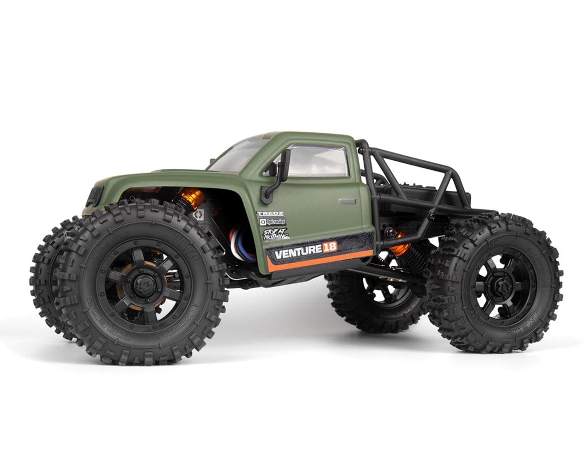 HPI Venture18 CC Flux 1/18 4WD RTR Brushless Rock Crawler (Green) w/2.4GHz Radio, Battery & Charger