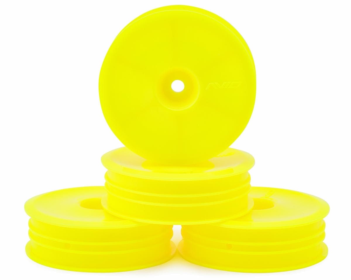 Avid RC "Truss" 2.2" Slim 2WD Front Buggy Wheels (Yellow) (4) w/12mm Hex