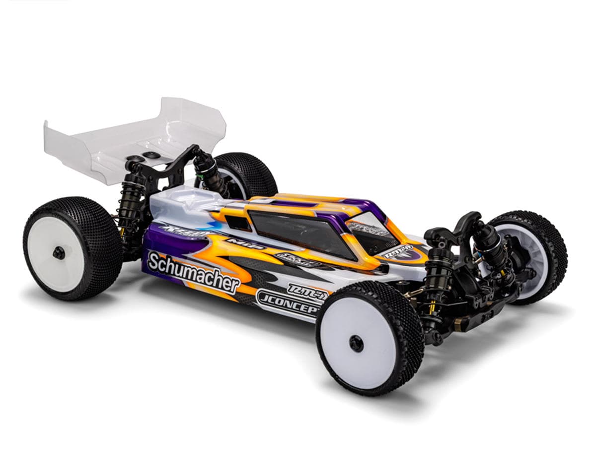 JConcepts Schumacher Cat PB "F2" 1/10 Buggy Body  (Clear) w/Two Wings