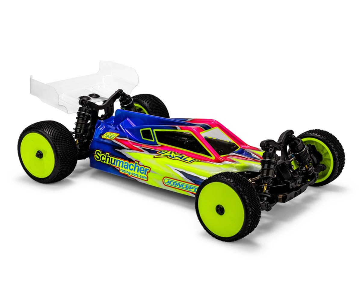 JConcepts Schumacher Cat PB "P2" 1/10 Buggy Body (Clear) (Light Weight) w/Two Wings