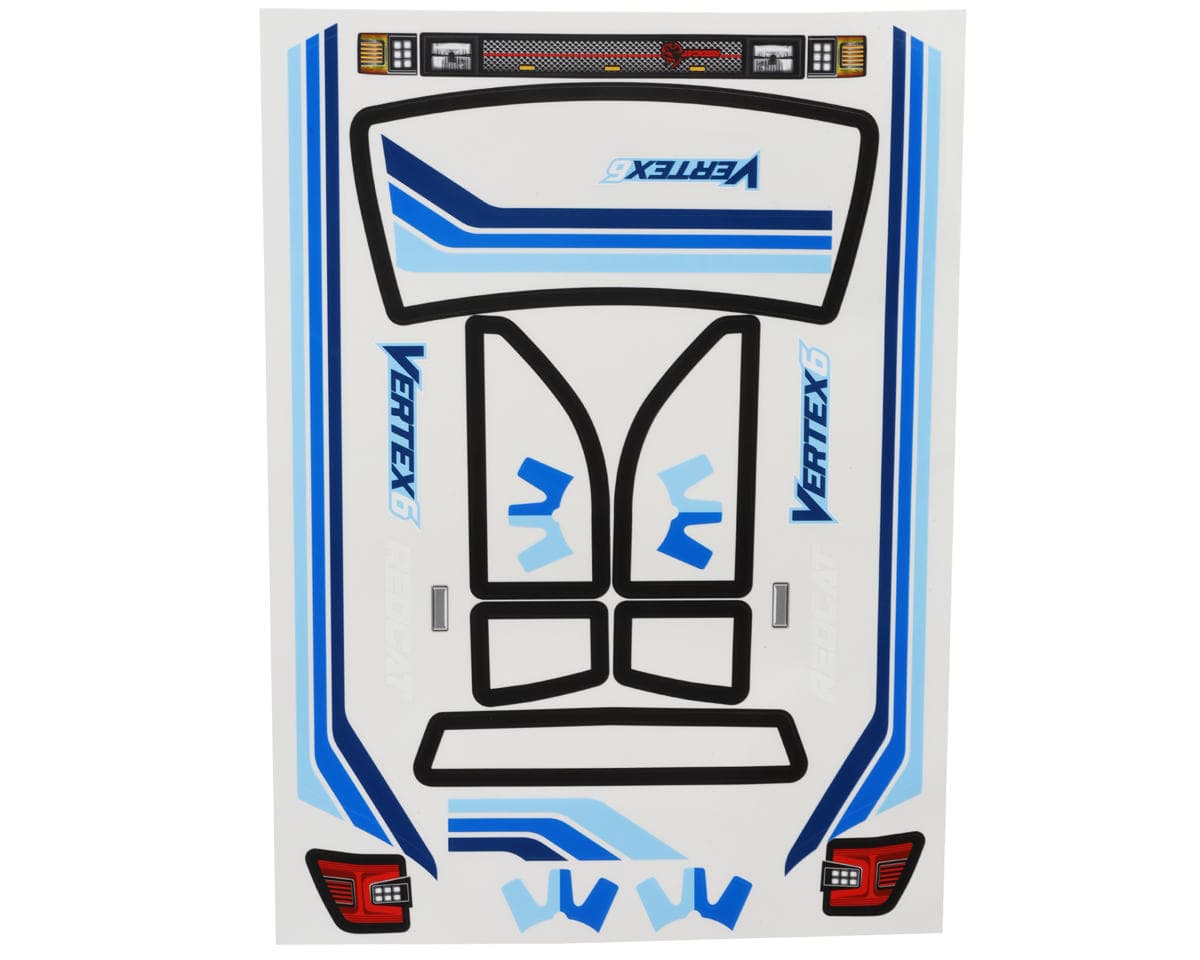 Redcat Vertex-6 Decal Sheet