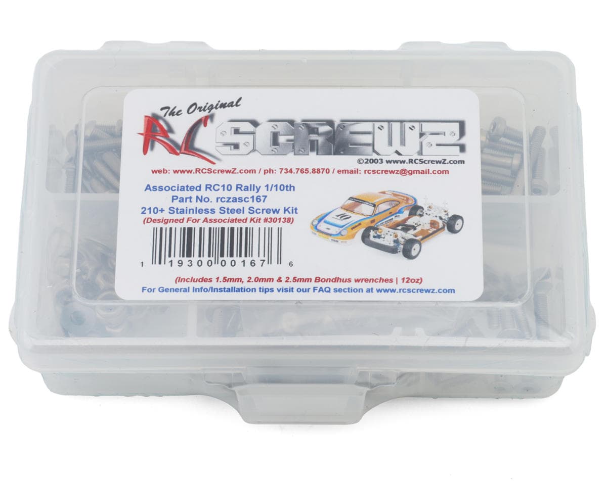 RC Screwz Associated RC10 4x4 Rally Stainless Steel Screw Kit
