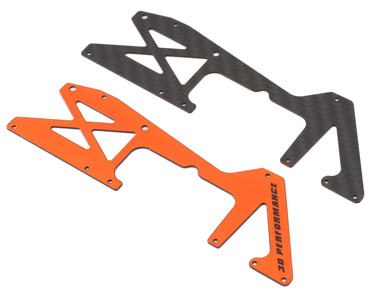 OMPHobby M2 V3 Carbon Fiber Lower Frame Set (Orange)