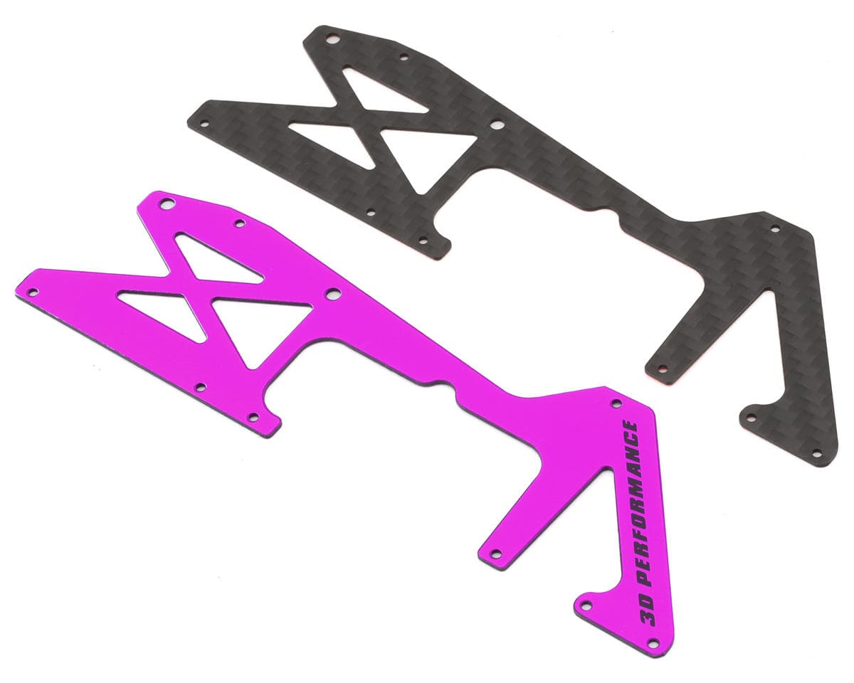 OMPHobby M2 V3 Carbon Fiber Lower Frame Set (Pink)