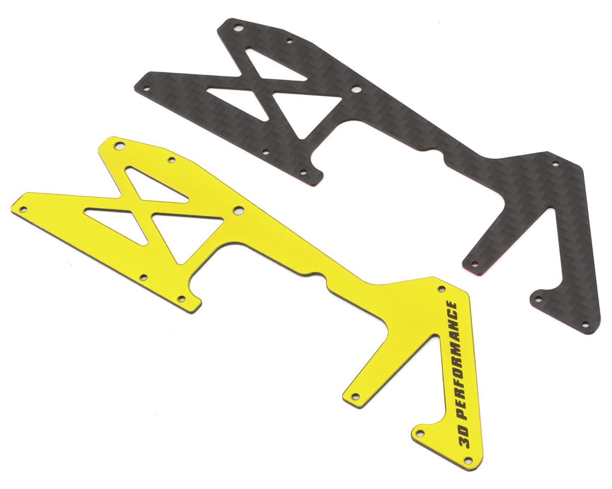 OMPHobby M2 V3 Carbon Fiber Lower Frame Set (Yellow)