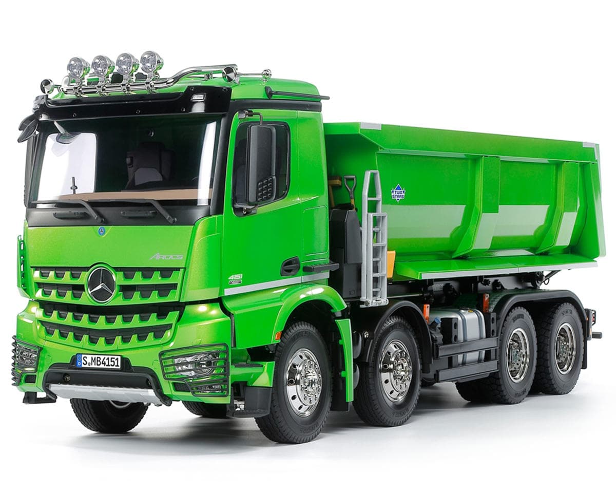 Tamiya 1/14 R/C Mercedes-Benz Arocs 4151 8x4 Tipper Truck Kit (Candy Green Edition)