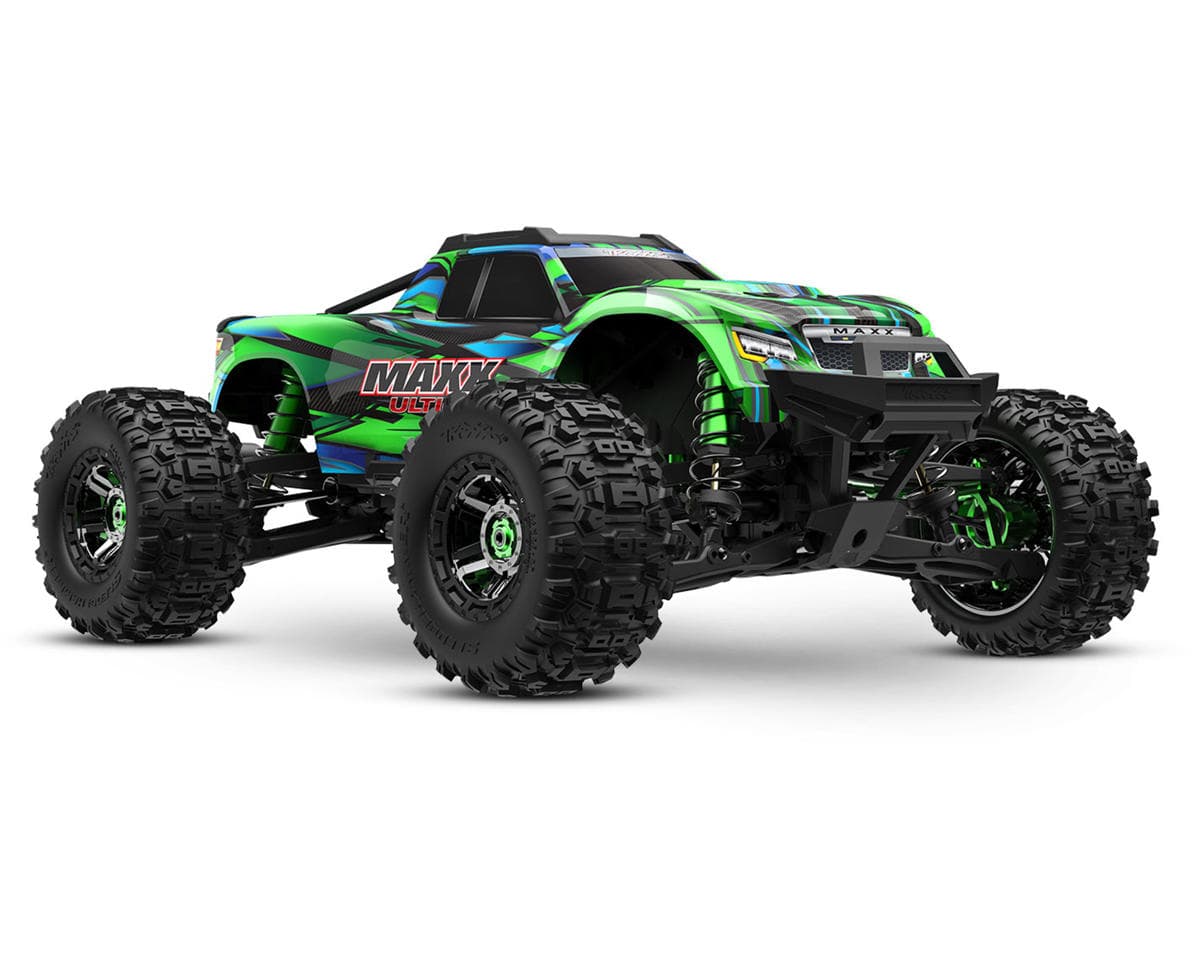 Traxxas Maxx® Ultimate 1/10 4WD Brushless RTR Monster Truck (Green) w/TQi™ 2.4GHz Radio & TSM®