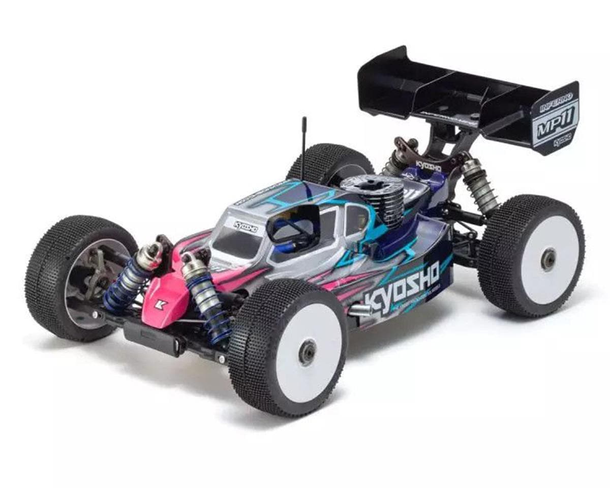 Kyosho Inferno MP11 1/8 4WD Off-Road Nitro Buggy Body Set (Clear) w/Decals & Masking Sheets