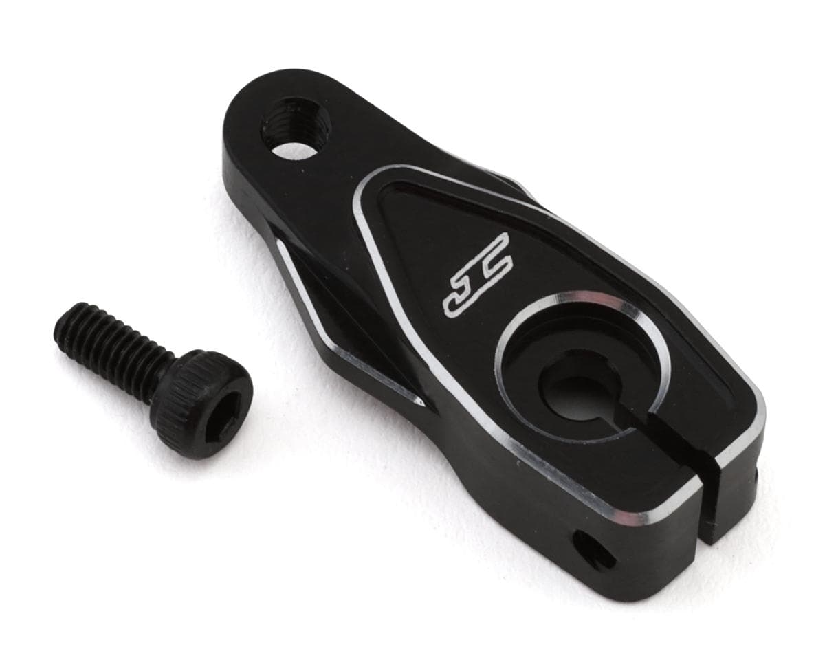 JConcepts RC10B7 16.5mm Aluminum Clamping Servo Horn (Black) (25T-Futaba/Savox/ProTek)