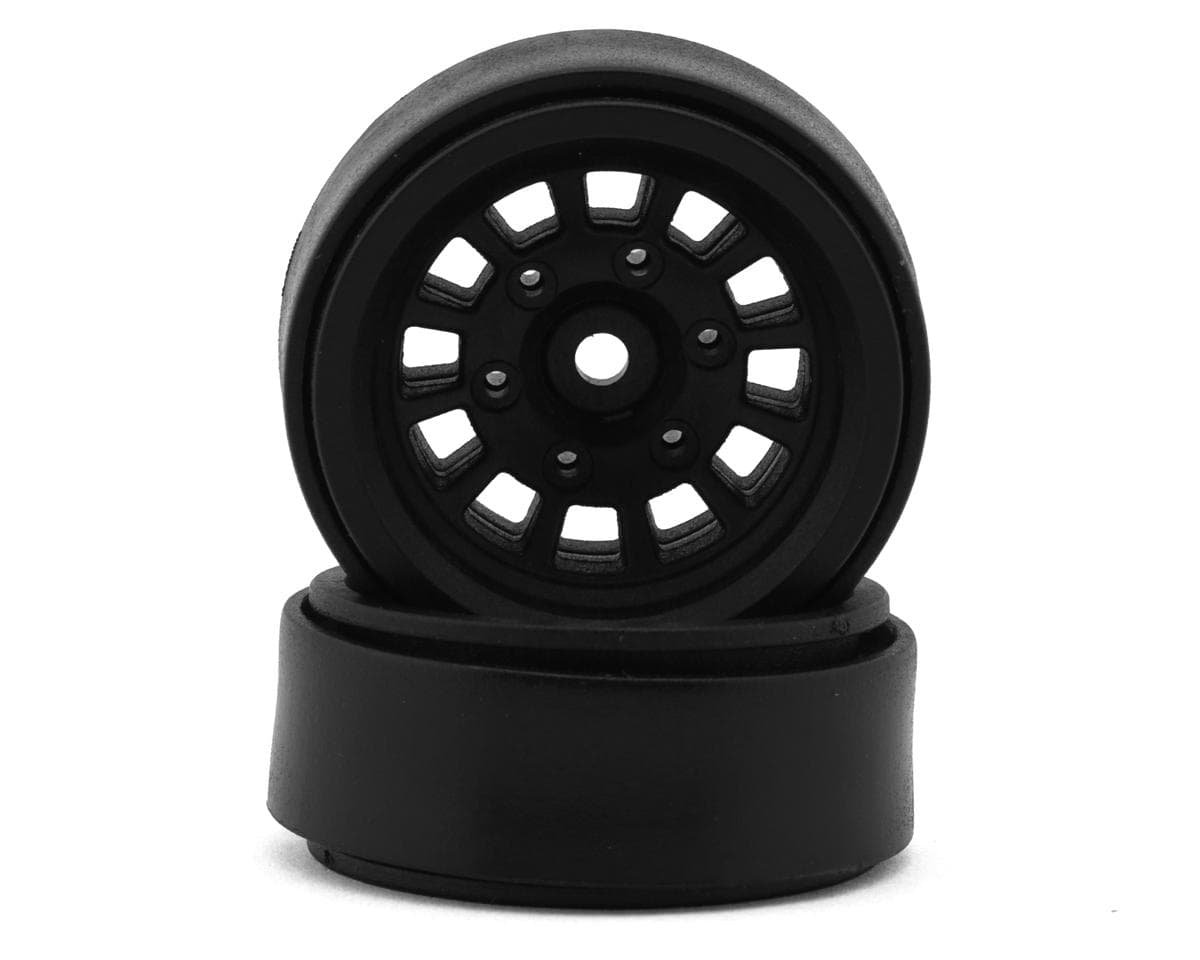 Redcat Ascent-18 Apex 1.3" Apex Composite Beadlock Wheels (Black)(2)
