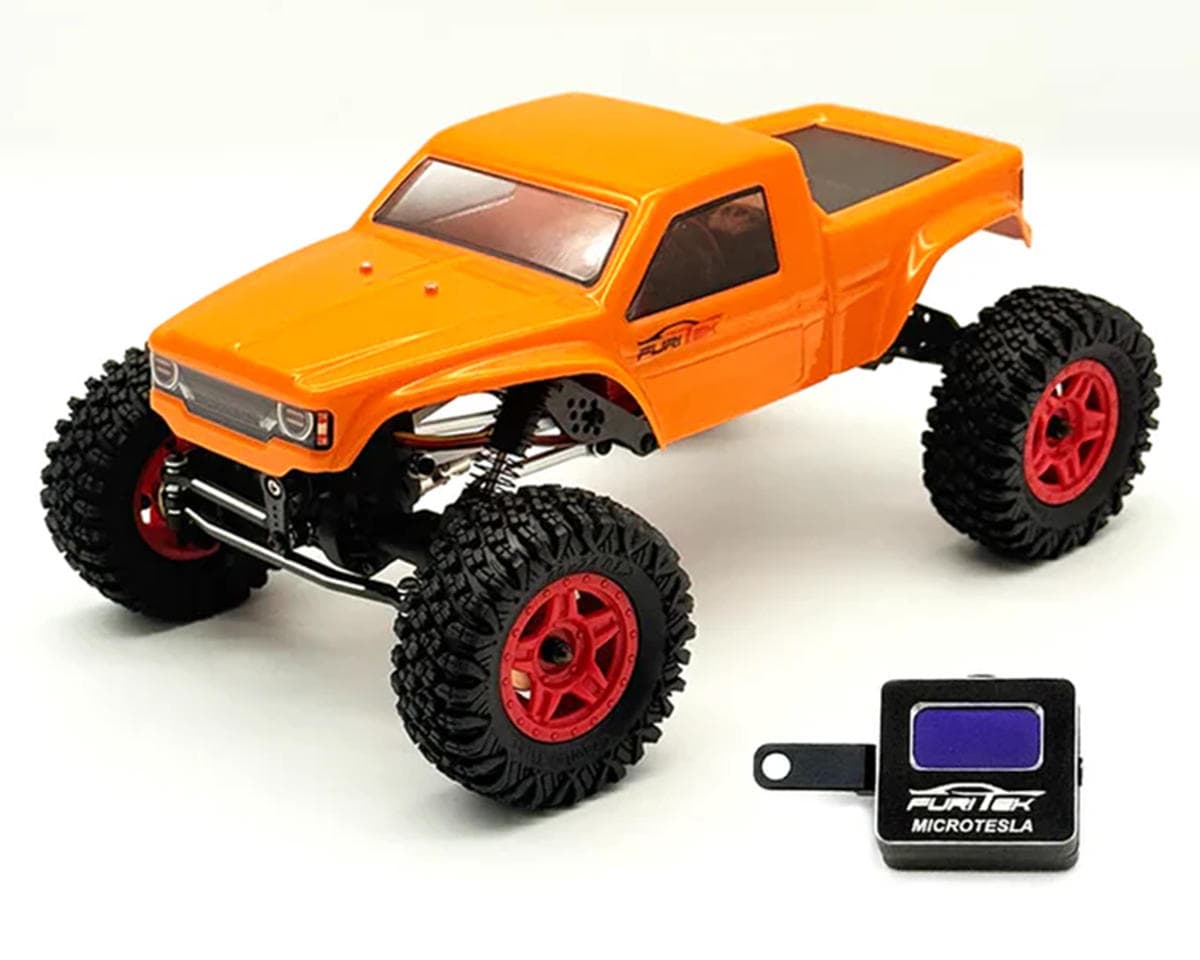 Furitek Terra Comp 1/18 RTR Brushless Micro Rock Crawler (Orange) w/Komodo Unity, Micro Tesla DigiBoard & 2.4GHz Radio