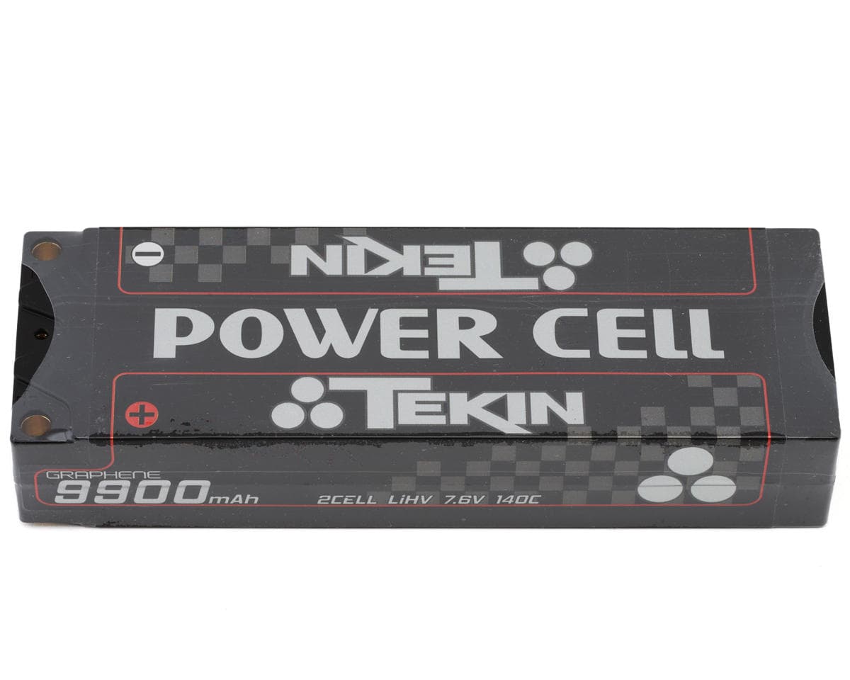 Tekin Power Cell 2S 140C Graphene LiHV Battery (7.6V/9900mAh) w/5mm Bullets
