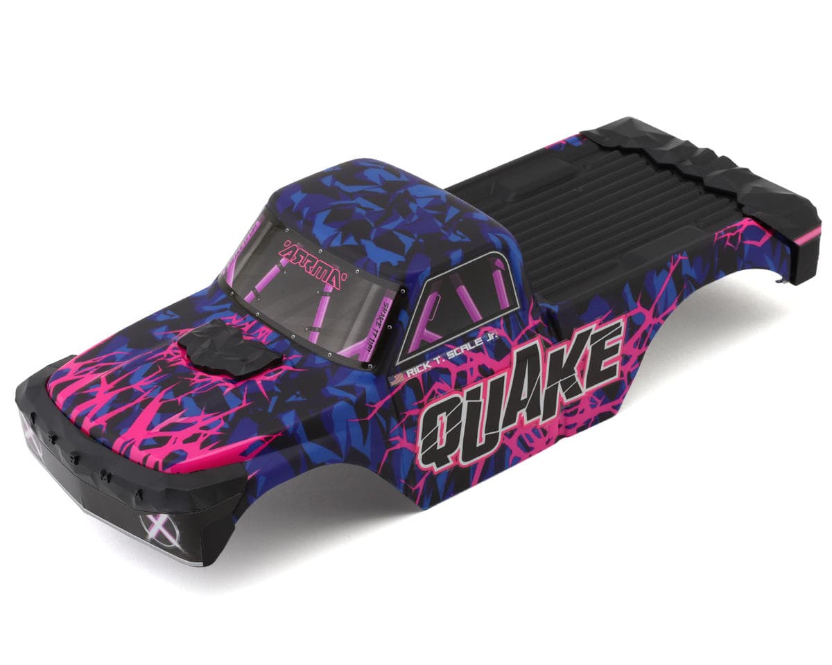 Arrma Quake Grom 1/16 Pre-Painted Monster Truck Body (Purple)