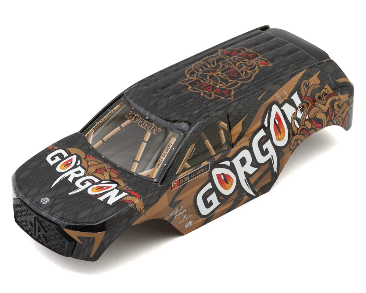 Arrma Gorgon Grom 1/16 Pre-Painted Monster Truck Body (Bronze)