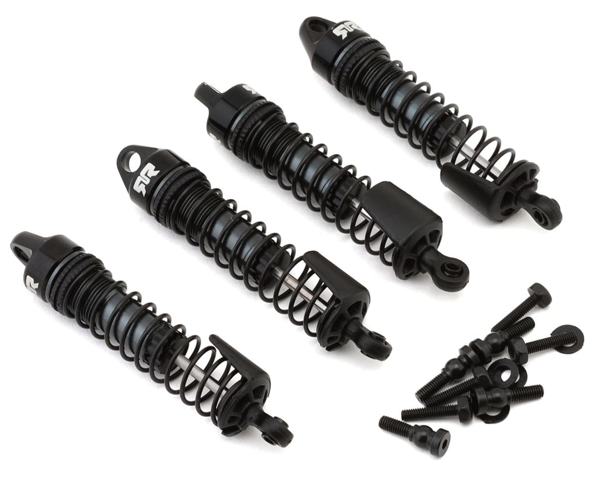 Arrma Grom Aluminum 71mm Oil-Filled Threaded Shocks (Grey) (4) (Gorgon/Quake) (500cSt)