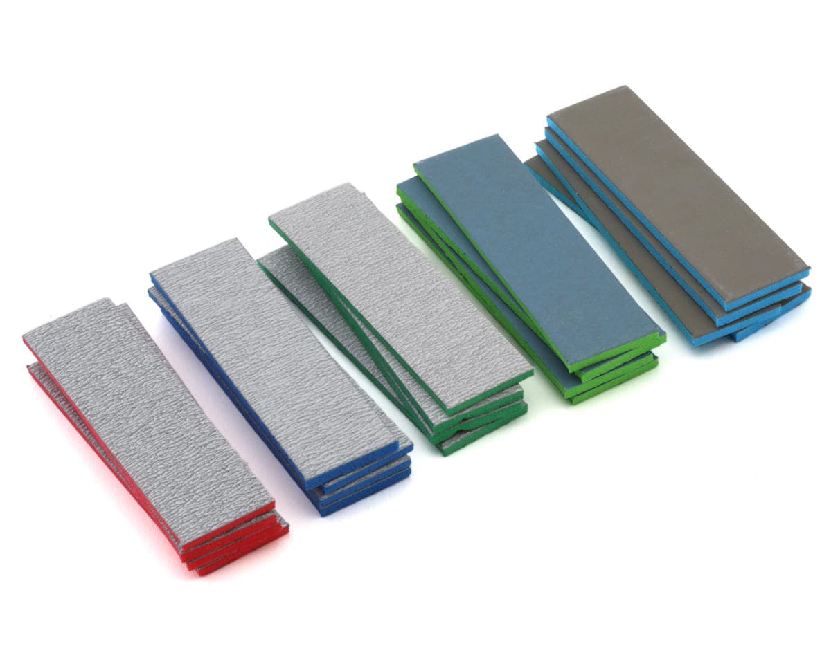 MADWORKS High Finish Sanding Sponge Stick Set (20) (2.0mm) (400/600/1000/1500/3000 Grit)