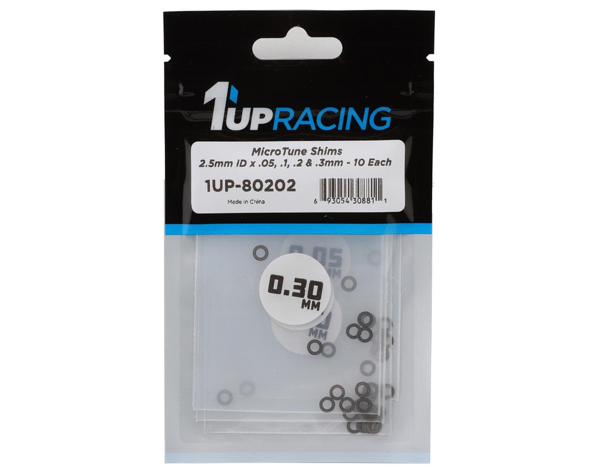 1UP Racing MicroTune Drivetrain Shim Set (2.5mm) (0.5/0.1/0.2/0.3mm)