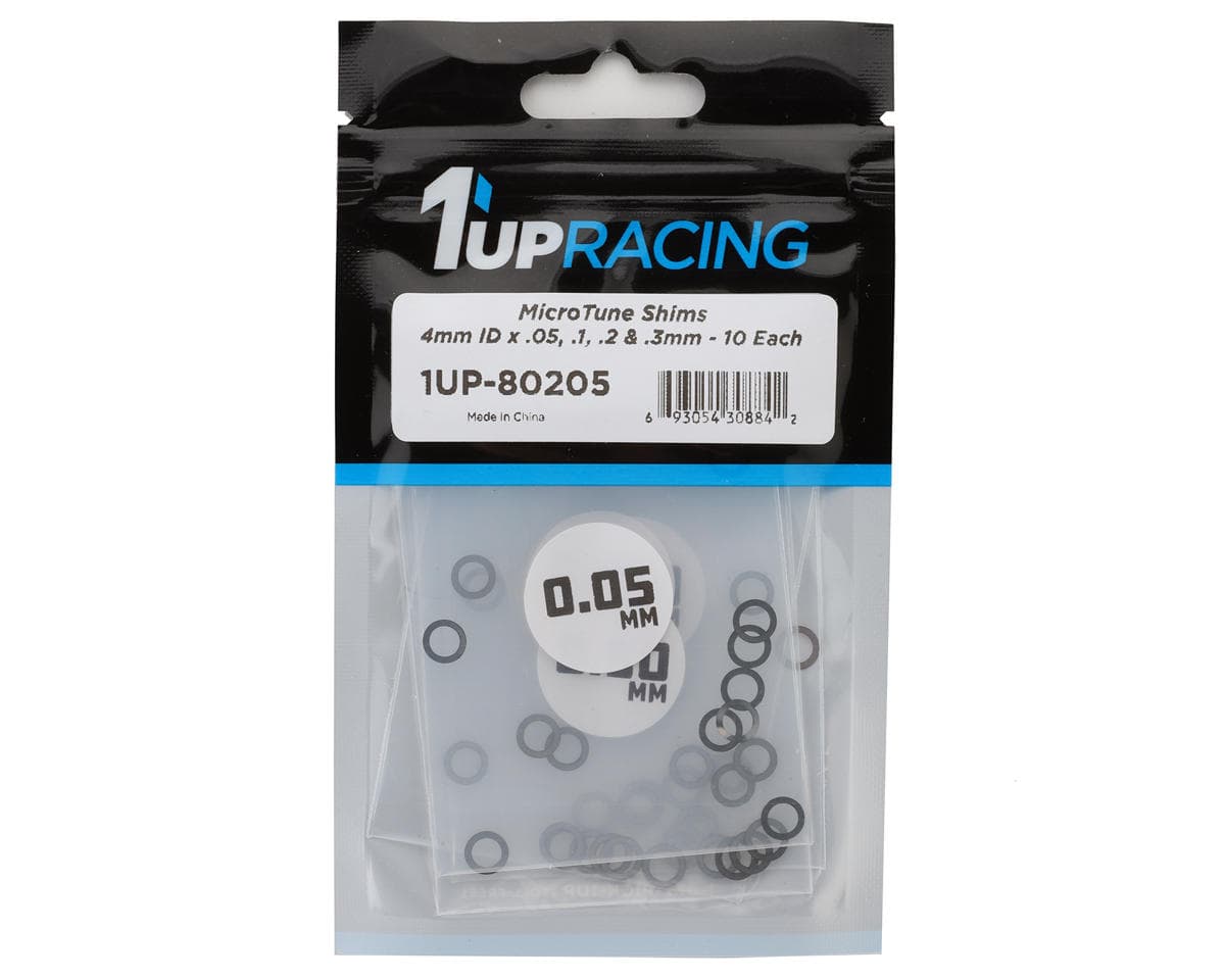1UP Racing MicroTune Drivetrain Shim Set (4mm) (0.5/0.1/0.2/0.3mm)