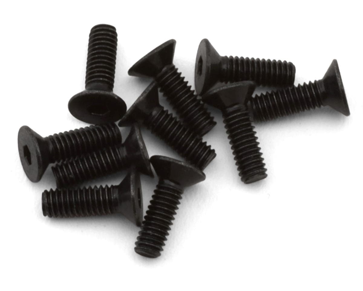 Losi 2.5x8mm Flat Head Screws (10)
