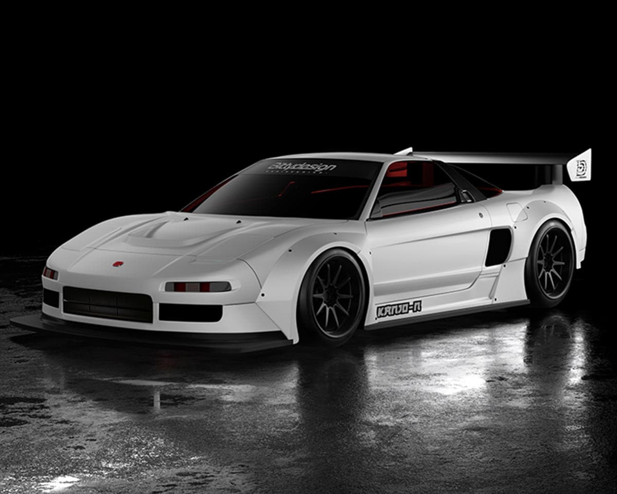 Bittydesign 1/28 KANJO-N Micro On-Road TC Polycarbonate Body (Clear) (98mm Wheelbase)