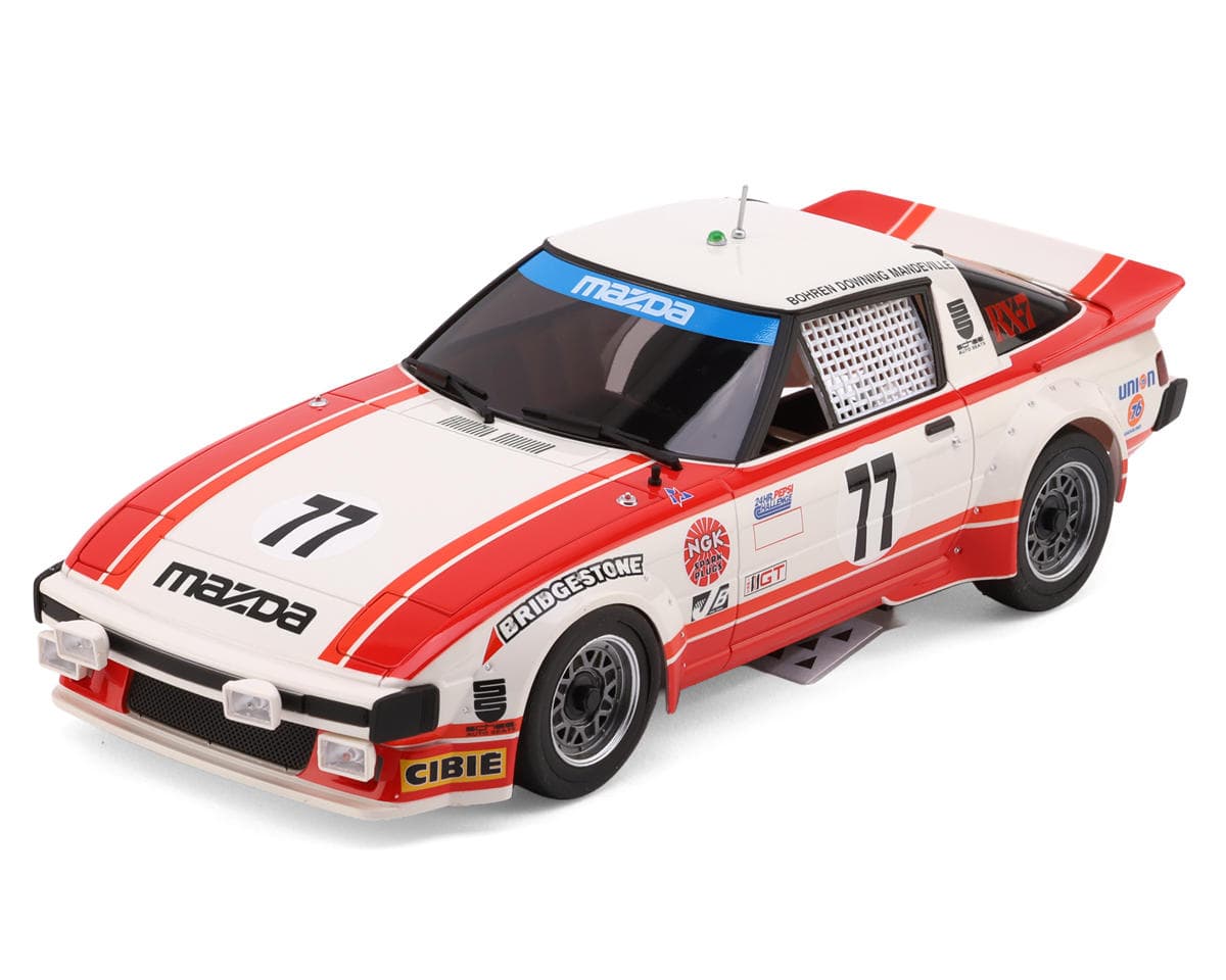 Kyosho Mini-Z ASC MR-04-RM Mazda Savanna RX-7 1979 Daytona No.77 Pre-Painted Body (White/Red)