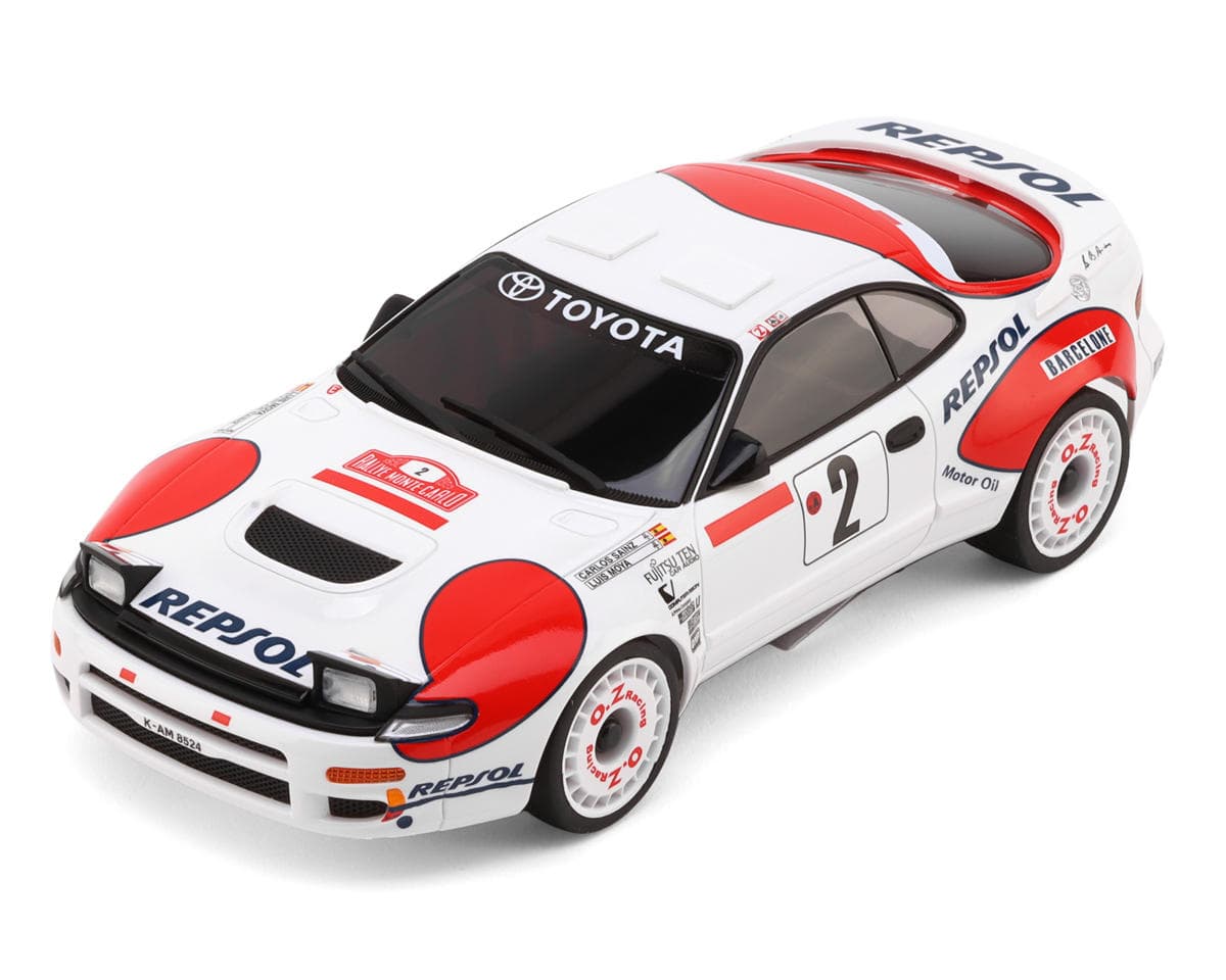 Kyosho Mini-Z ASC MA-020 Toyota Celica Turbo 4WD No. 2 WRC 1992 Carlos Sainz Pre-Painted Body (White/Red)