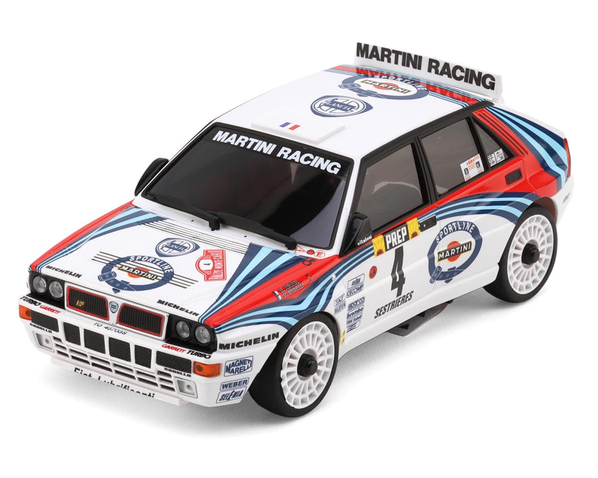 Kyosho Mini-Z ASC MA-020 Lancia Delta No.4 1992 Monte Carlo Rally Winner Pre-Painted Body (White)