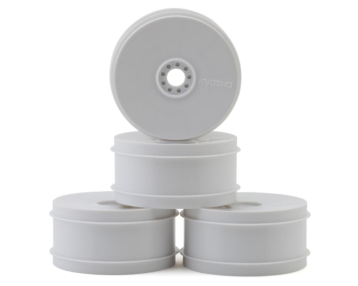 Kyosho MP11 Dish Wheels (White) (4)