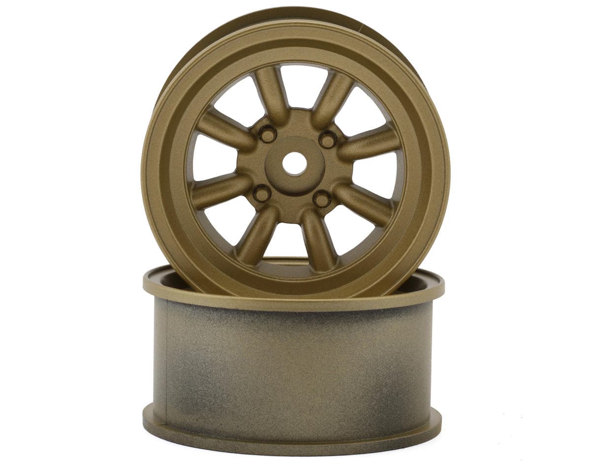 Topline RS Watanabe 1/10 Drift Wheels (Gold) (2) (12mm Offset)