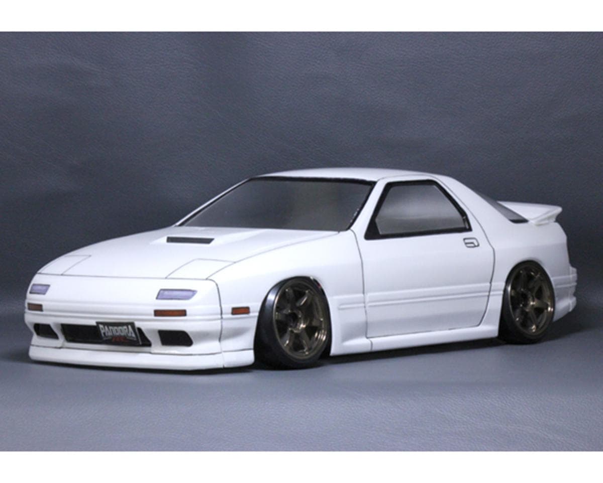 Pandora RC 1/10 Mazda Savanna RX-7 FC3S Drift Body Set (Clear) (257-260mm)