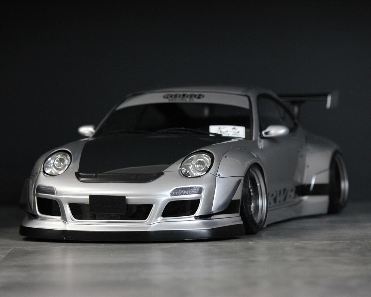 Pandora RC 1/10 RWB/RAUH-Welt BEGRIFF 997 Drift Body Set (Limited Edition) (Clear) (257-260mm)