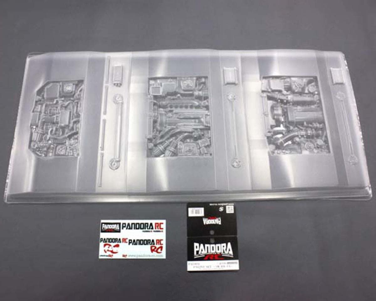Pandora RC 1/10 Scale Lexan Engine Bay (SR/RB/FA) (Miniature Scale Drift Accessory)