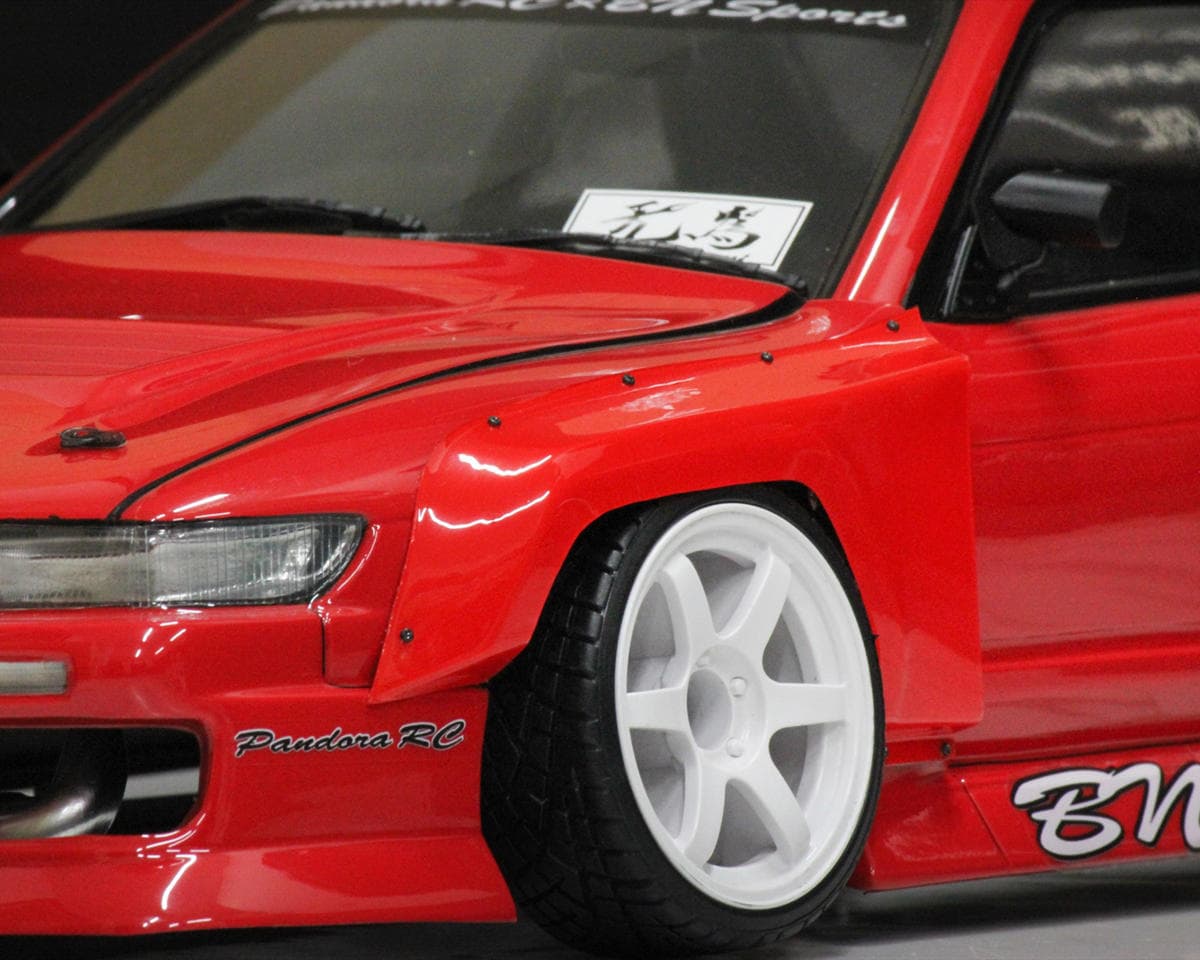 Pandora RC 1/10 Scale Overfender Set (V2) (Front/Rear) (Miniature Scale Drift Accessory)