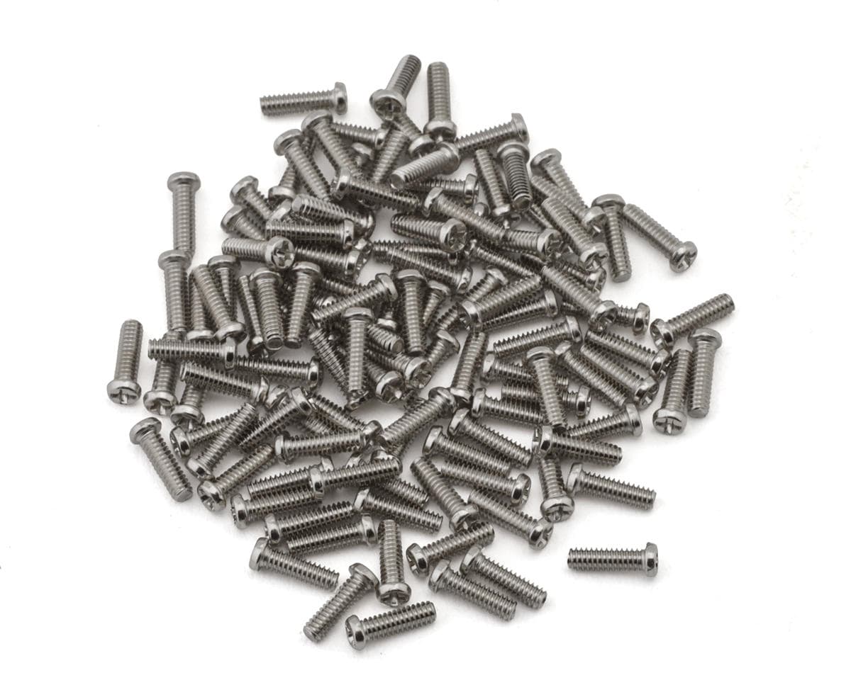 Pandora RC 1/10 Scale Overfender Screw Set (Silver) (1.2x4mm) (Miniature Scale Drift Accessory)