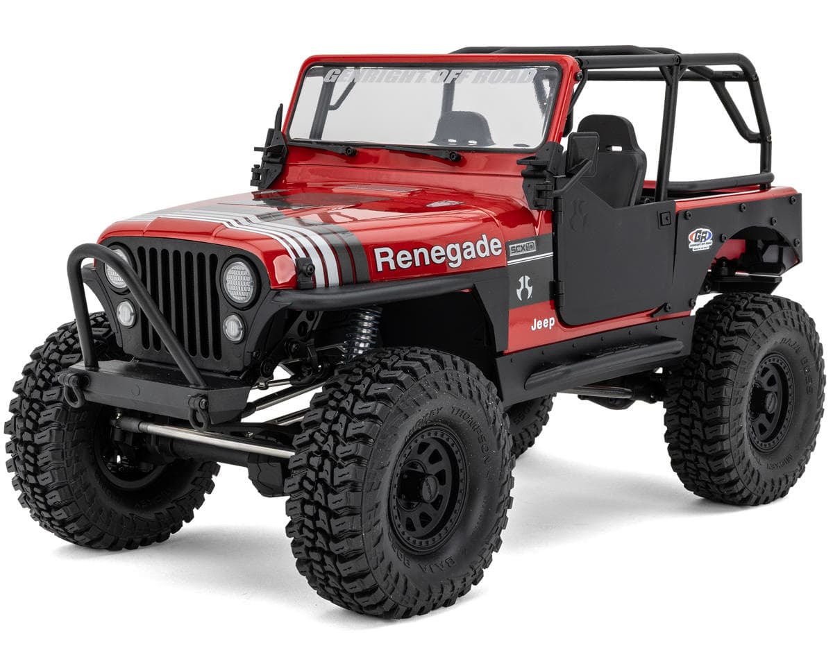 Axial SCX10 III Jeep CJ-7 V2 1/10 RTR 4WD Brushed Rock Crawler (Red) w/2.4GHz Transmitter